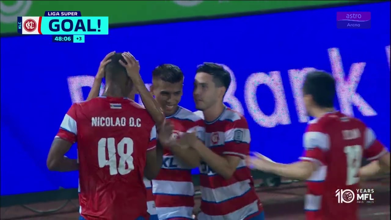 ไฮไลท์+มาเลเซีย ซุปเปอร์ลีก:กัวลา ลัมเปอร์ 1-1 Kuching FA丨มาเลเซีย ซุปเปอร์ลีก 2025-2026丨24-12-2025