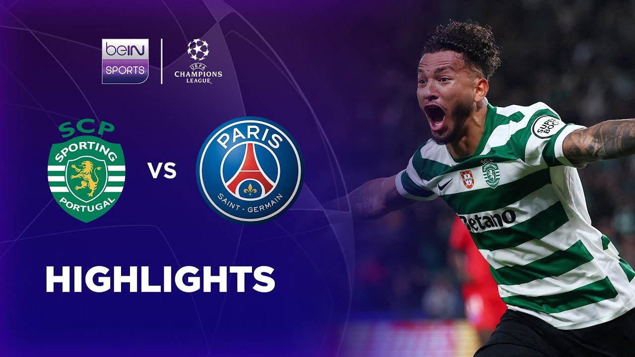 1.21-스포르팅 2-1 파리생제르망丨경기 하이라이트 -챔피언스리그