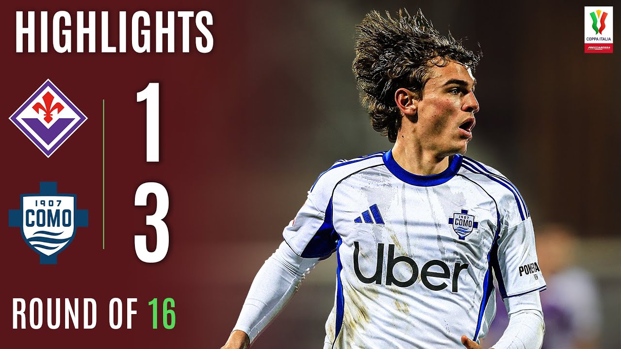 1.28-피오렌티나 1-3 코모丨경기 하이라이트 -코파 이탈리아