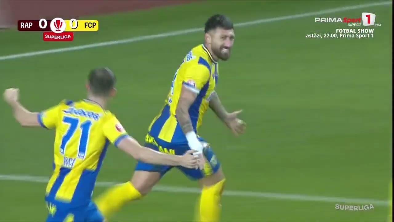 2.7-FC 래피드 부쿠레슈티 1-1 페트롤룰丨경기 하이라이트 -수페르리가