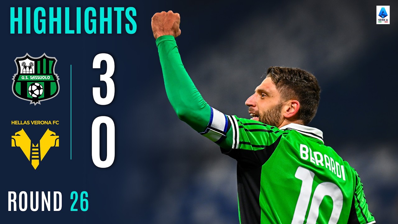 2.21-사수올로 3-0 베로나丨경기 하이라이트 -세리에 A
