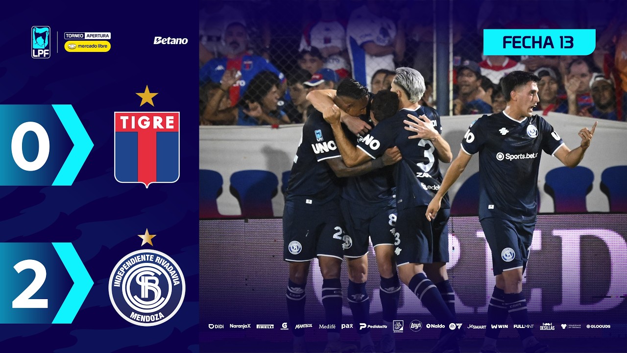 Argentine Division 1 Club Atletico Tigre 0-2 Independiente Rivadavia Highlights,Hot Video - Goaloo