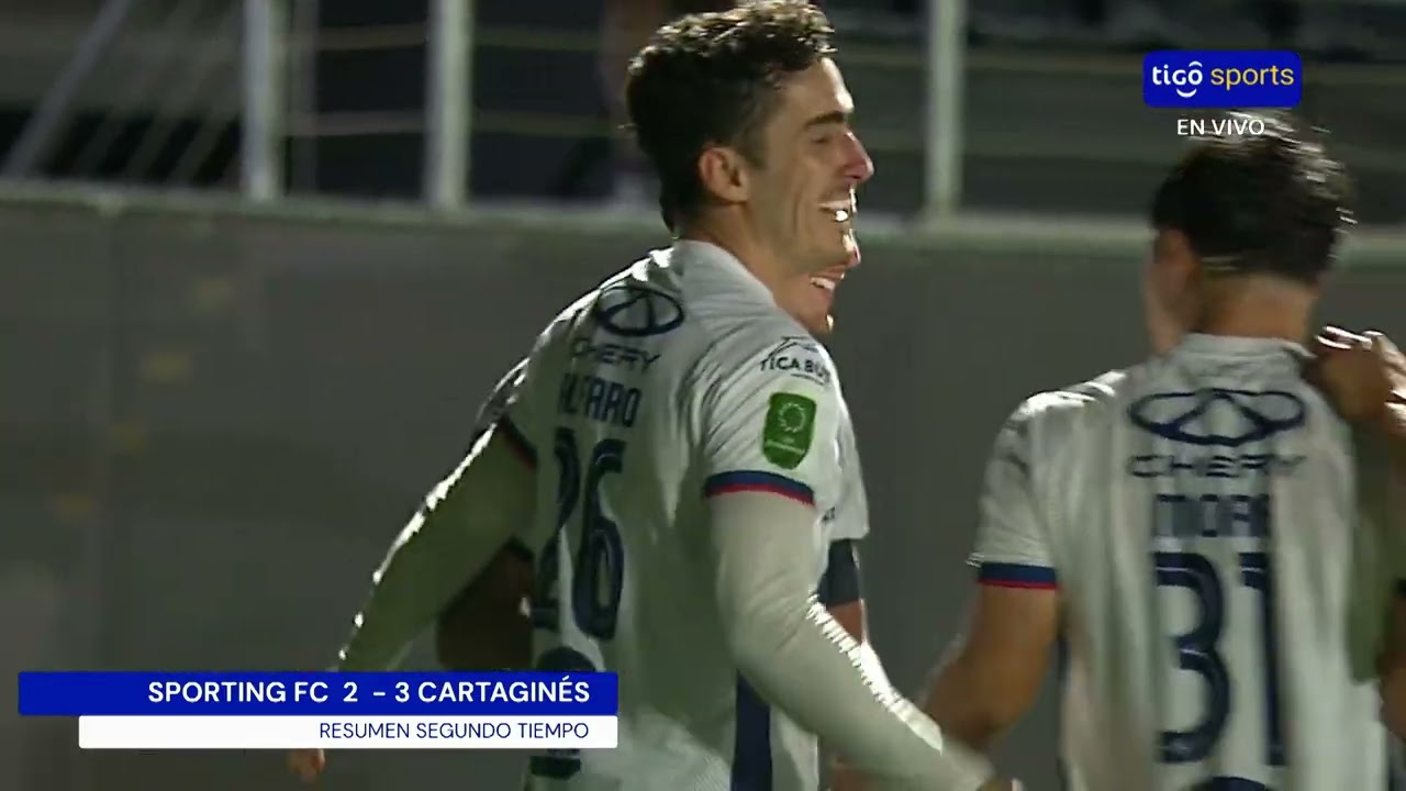 Costa Rica Primera Division Sporting San Jose 2-3 Cartagines Deportiva SA Highlights,Hot Video - Goaloo
