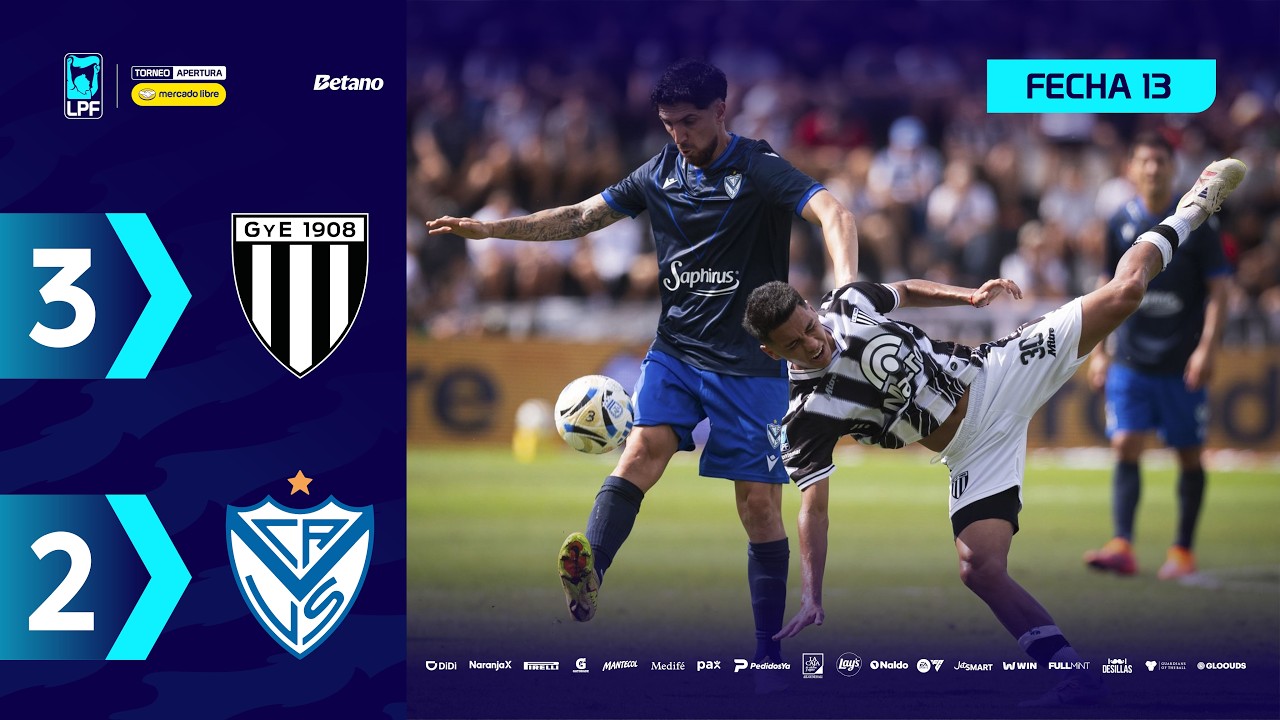 Argentine Division 1 Gimnasia Mendoza 3-2 Velez Sarsfield Highlights,Hot Video - Goaloo