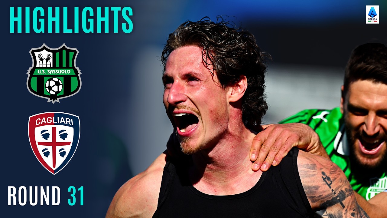 Italy Serie A Sassuolo 2-1 Cagliari Highlights,Hot Video - Goaloo