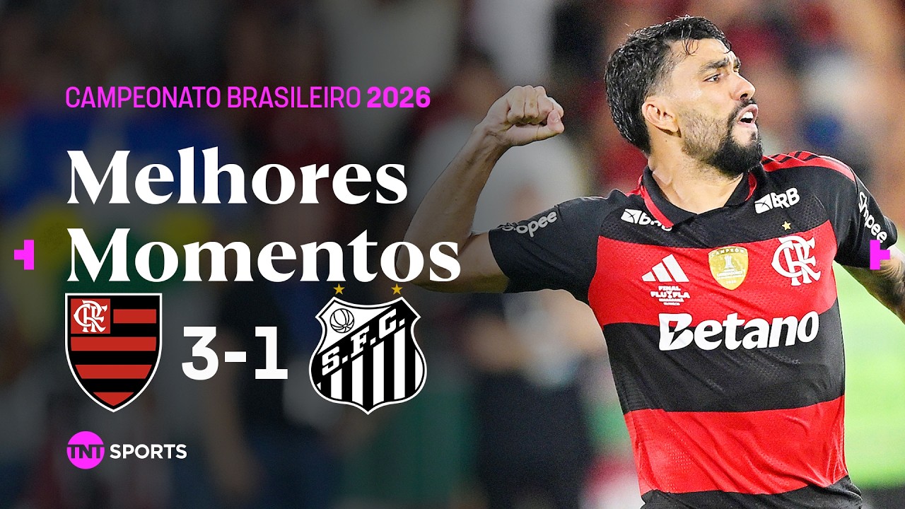 Brazil Serie A Flamengo 3-1 Santos Highlights,Hot Video - Goaloo