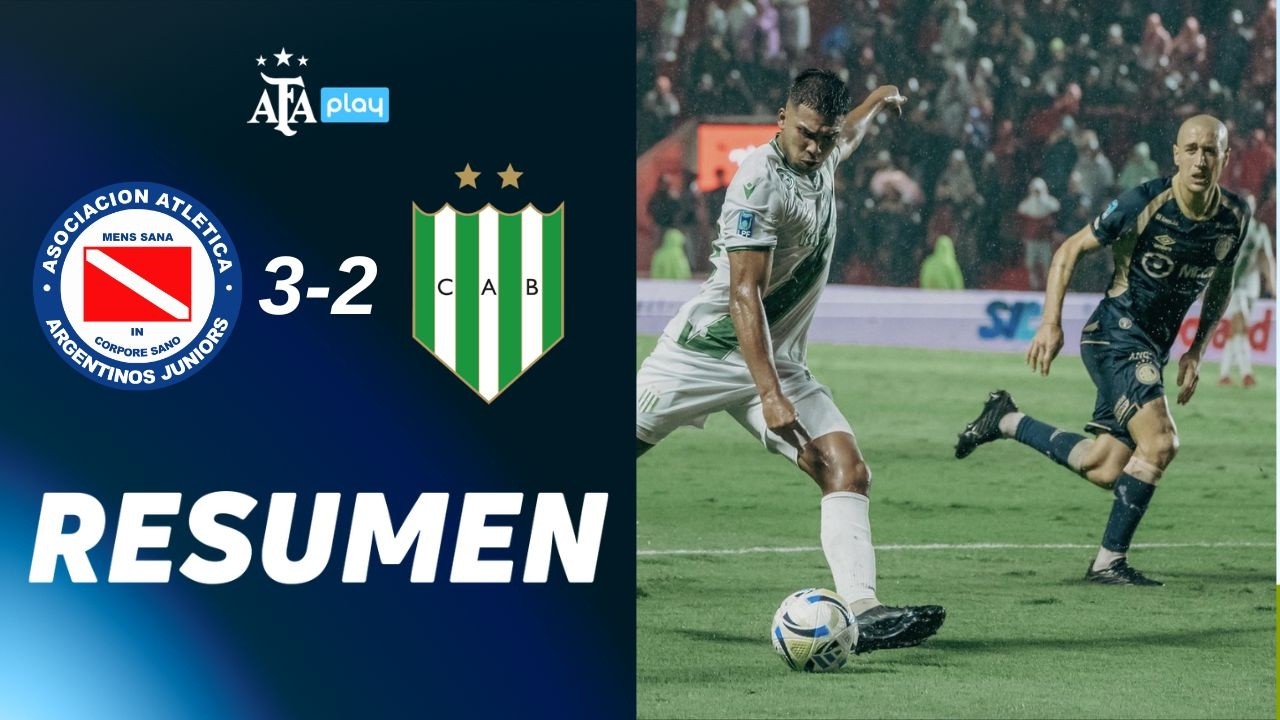 Argentine Division 1 Argentinos Juniors 3-2 Banfield Highlights,Hot Video - Goaloo