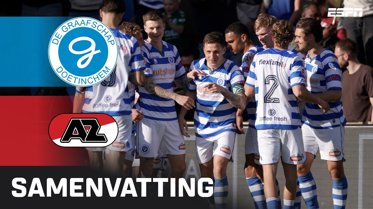 Holland Eerste Divisie De Graafschap 5-0 AZ Alkmaar (Youth) Highlights,Hot Video - Goaloo