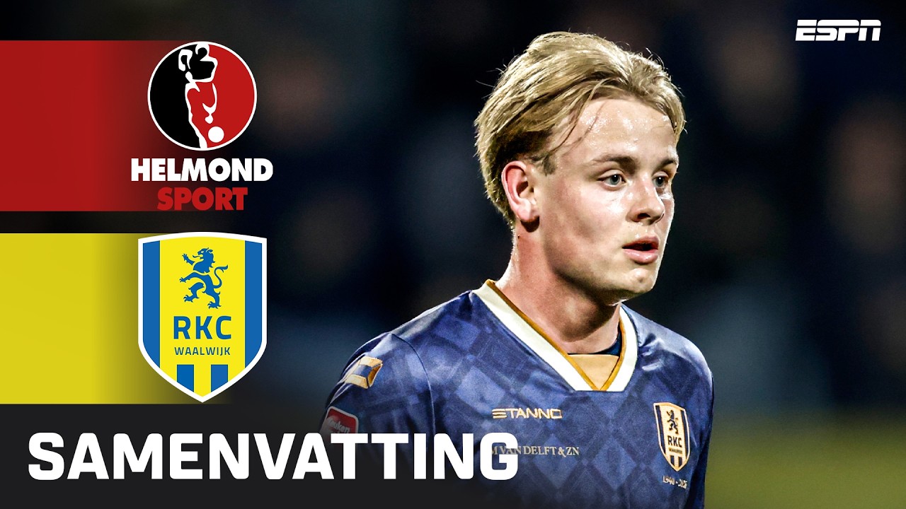 Holland Eerste Divisie Helmond Sport 2-2 RKC Waalwijk Highlights,Hot Video - Goaloo
