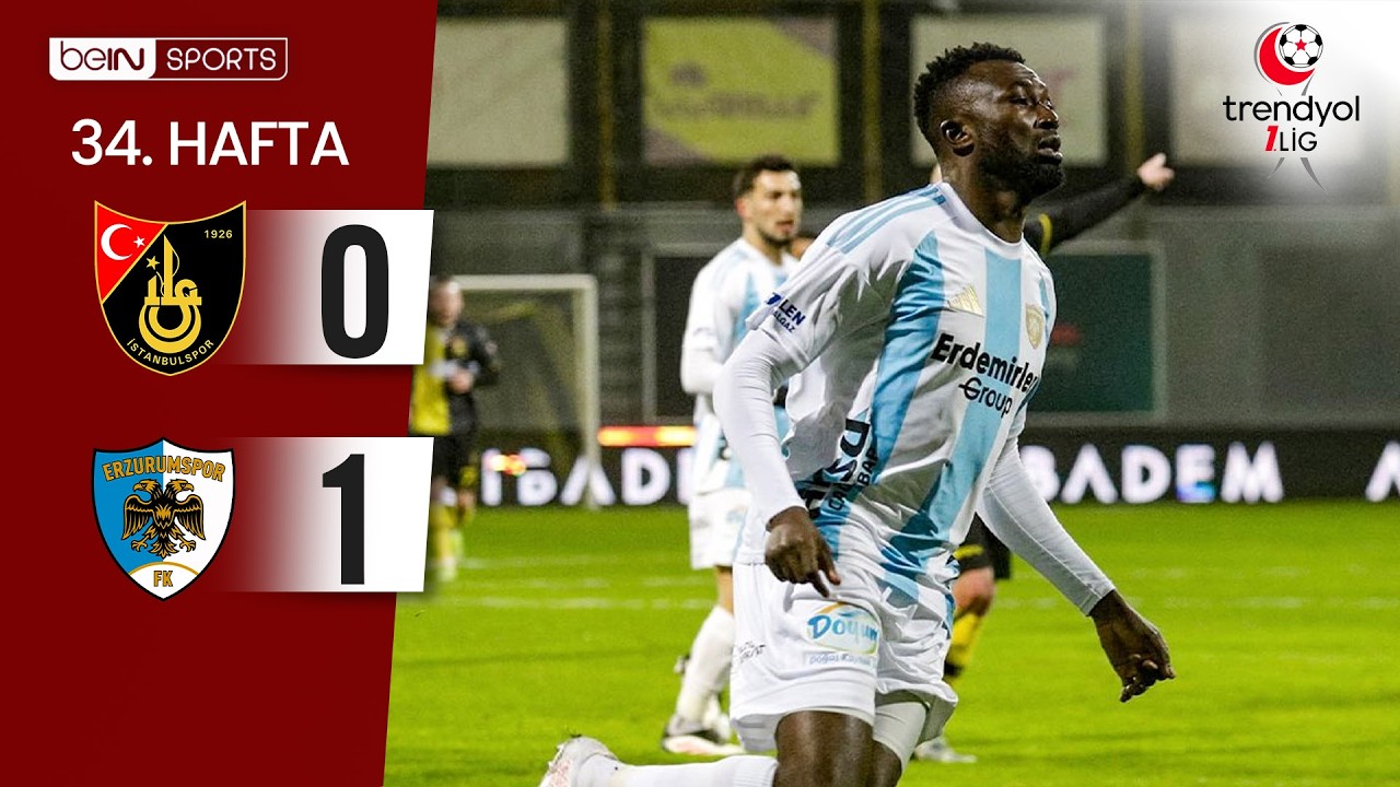 Turkey 1. Lig Istanbulspor 0-1 Erzurum BB Highlights,Hot Video - Goaloo