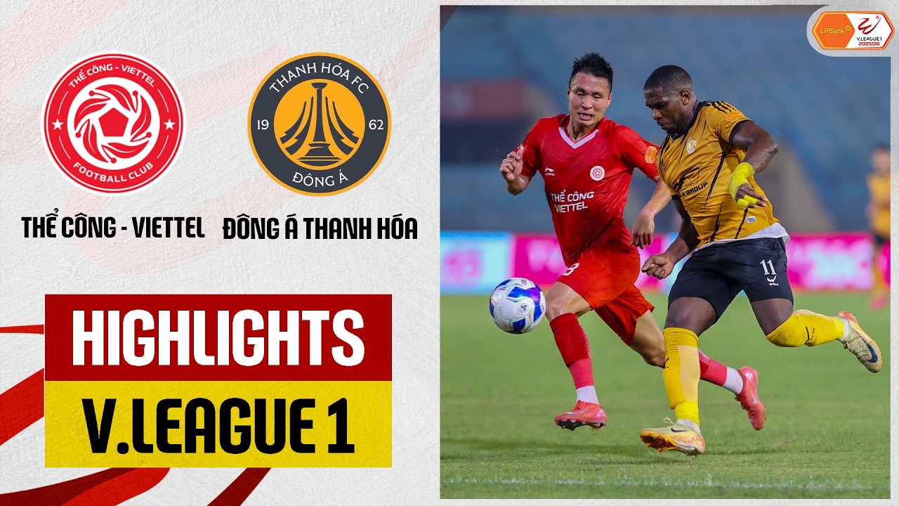 ไฮไลท์+เวียดนาม ดิวิชั่น 1:เดอะ คอง 1-0 Thanh Hoa丨เวียดนาม ดิวิชั่น 1 2025-2026丨10-04-2026