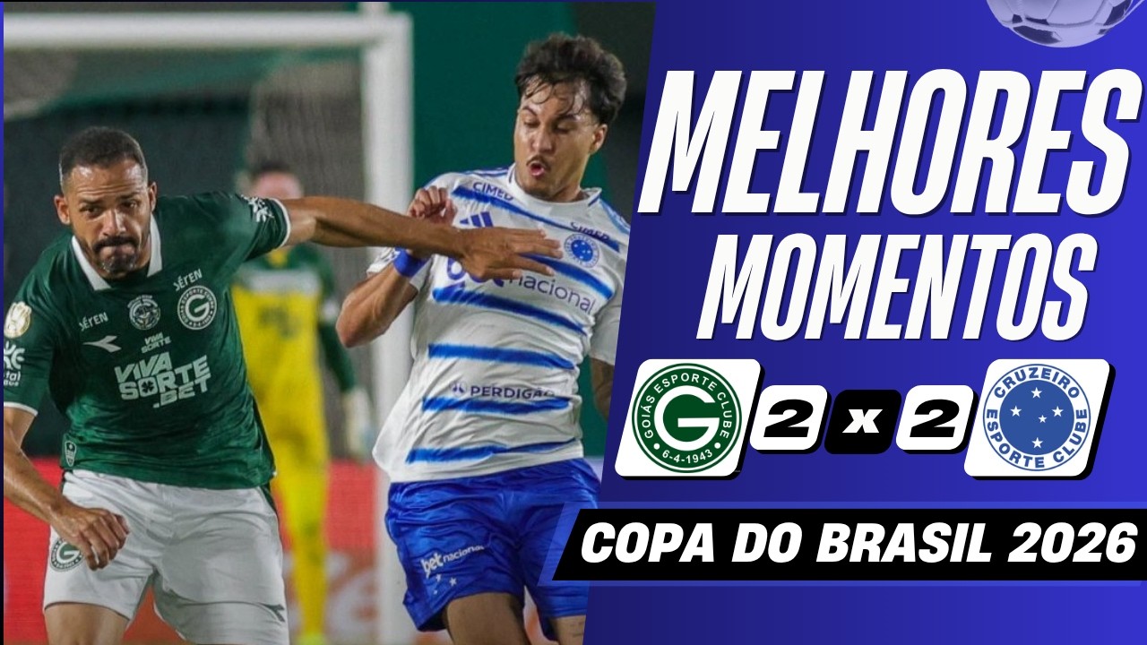 Copa do Brasil Goias 2-2 Cruzeiro Highlights,Hot Video - Goaloo