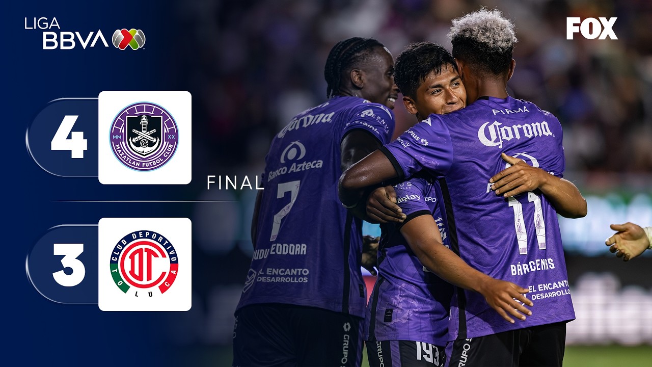 4.23-마자틀란 FC 4-3 톨루카丨경기 하이라이트 -리가 MX