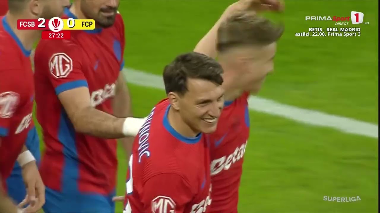 4.25-FCSB 3-1 페트롤룰丨경기 하이라이트 -수페르리가