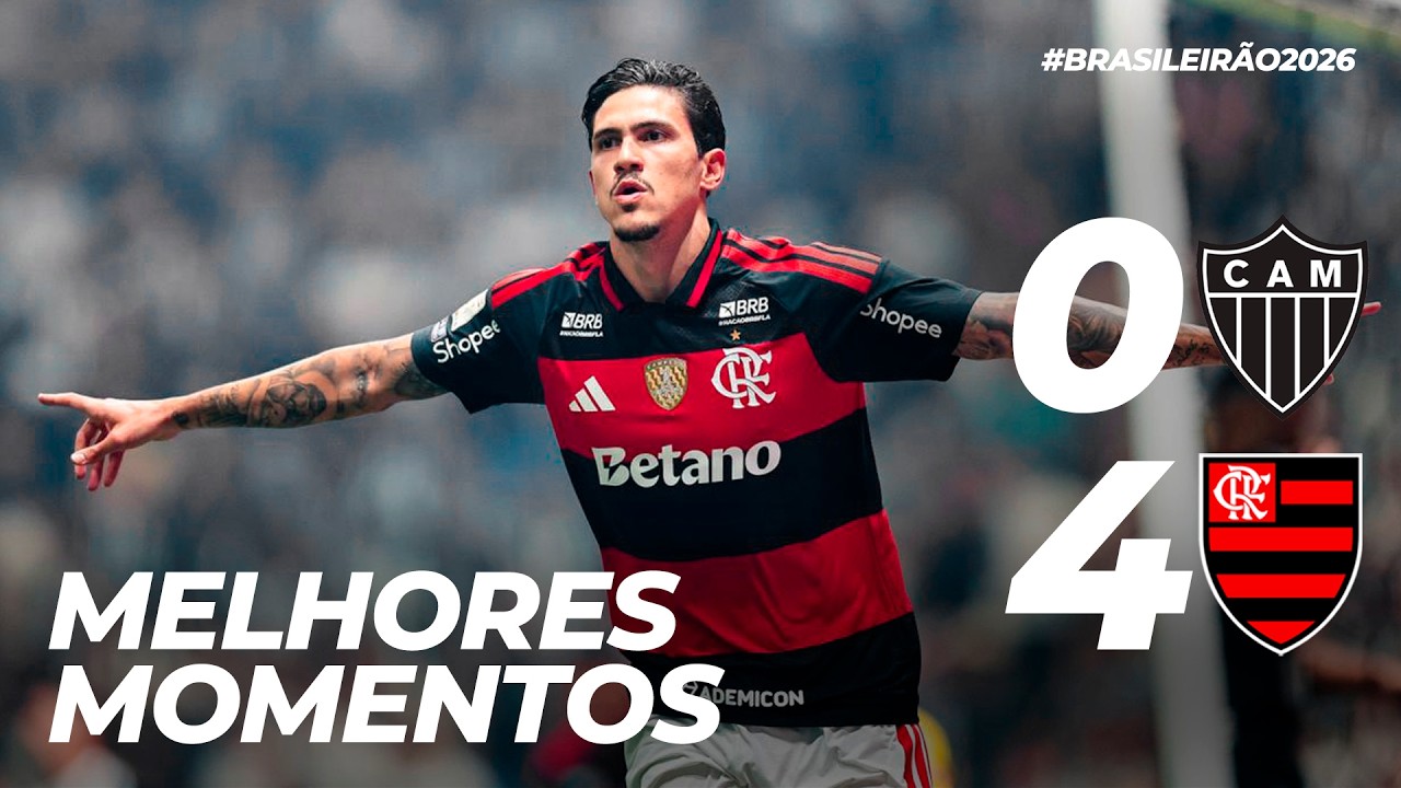 4.27-아틀레티코-MG 0-4 플라멩고 RJ丨경기 하이라이트 -세리에 A 베타노