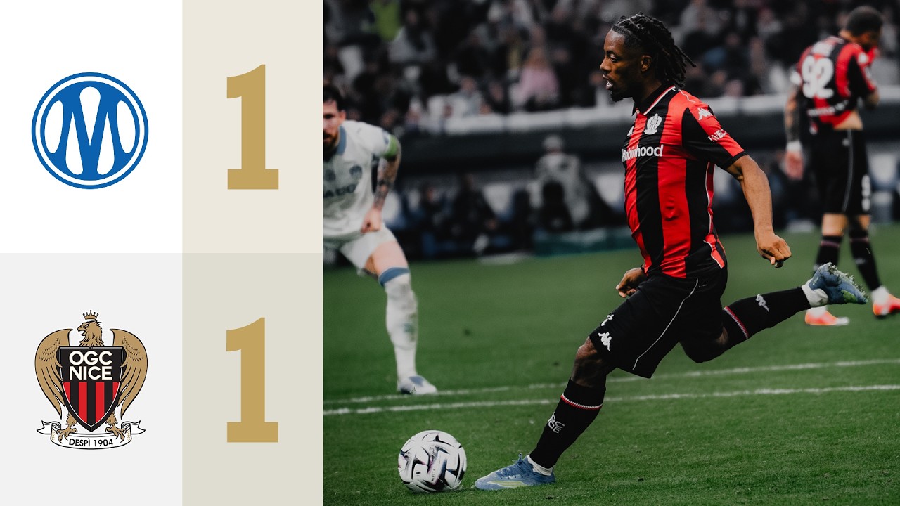Match Highlights: Marseille 1-1 Nice VĐQG Pháp