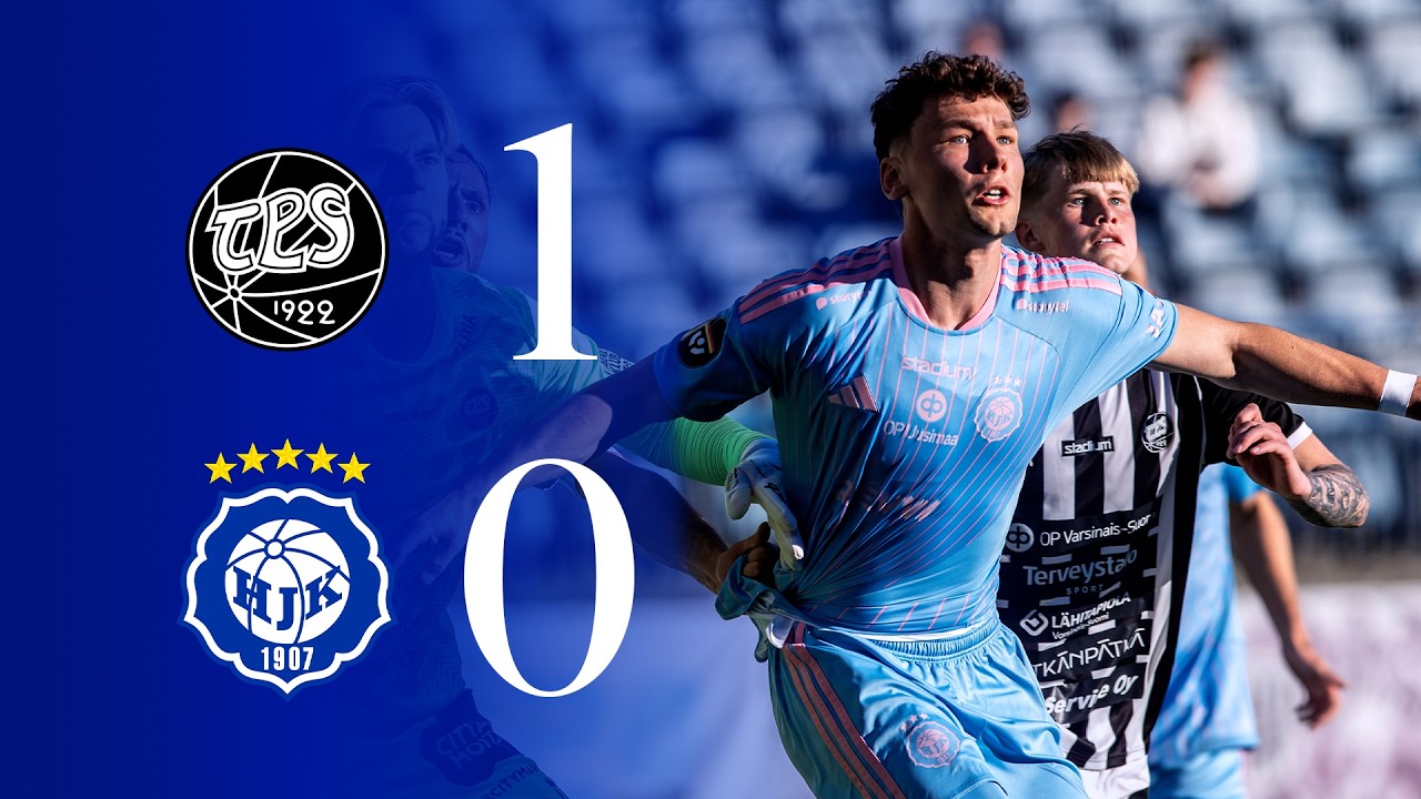 ไฮไลท์+ไวเคาส์ลีกา:ทีพีเอส ตูร์คู 1-0 HJK Helsinki丨ไวเคาส์ลีกา 2026丨08-05-2026