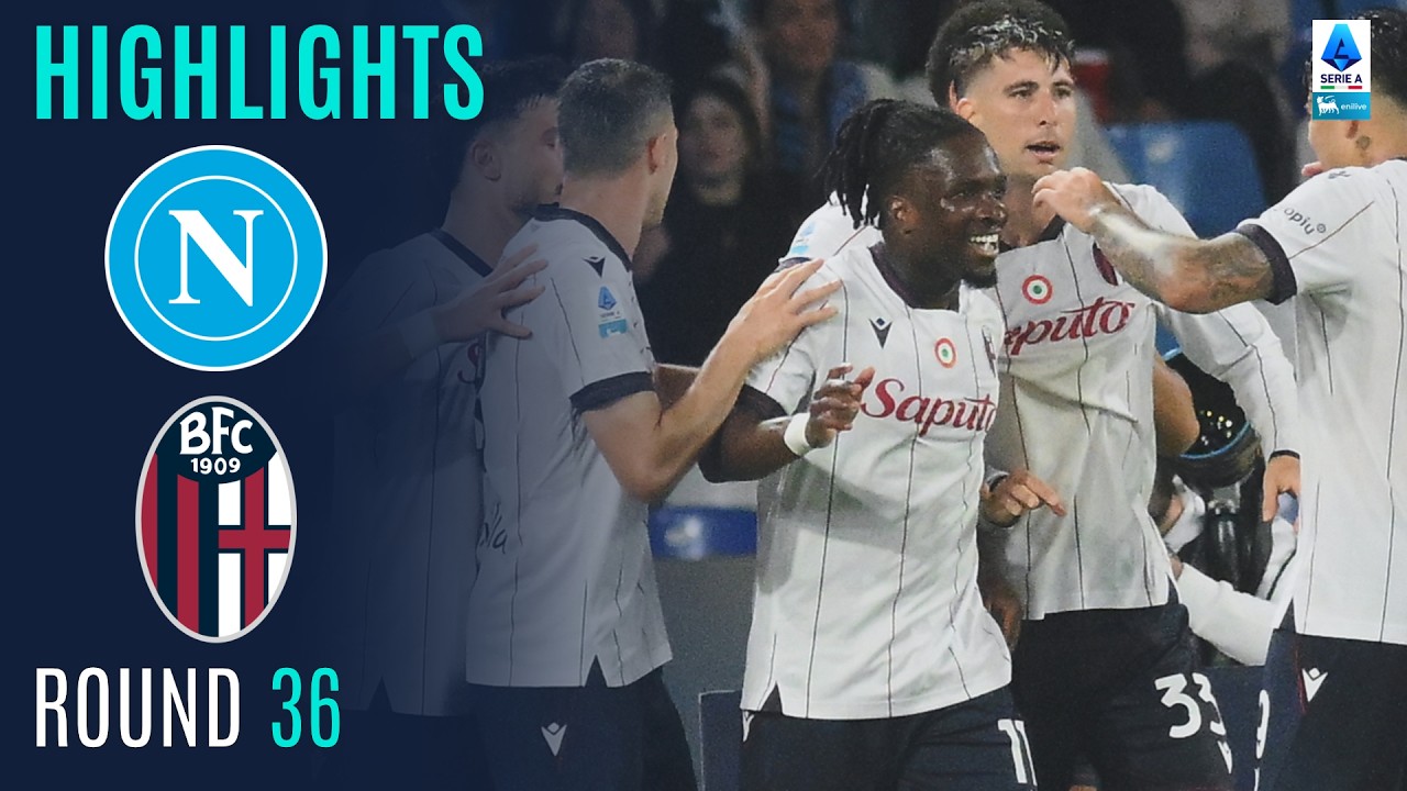 Match Highlights: Napoli 2-3 Bologna VĐQG Ý