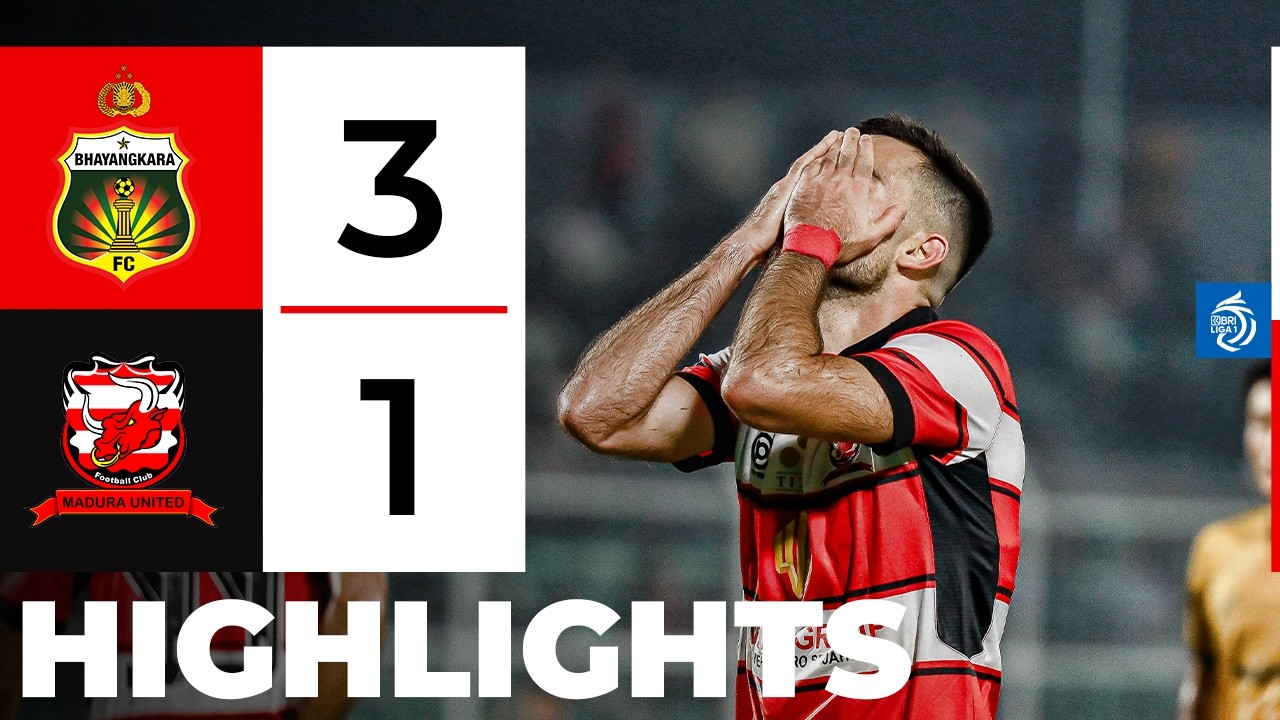 ไฮไลท์+อินโดนีเซีย ซุปเปอร์ ลีกา:บายังการา ซูราบายา ยูไนเต็ด 3-1 Madura United丨อินโดนีเซีย ซุปเปอร์ ลีกา 2025-2026丨11-05-2026