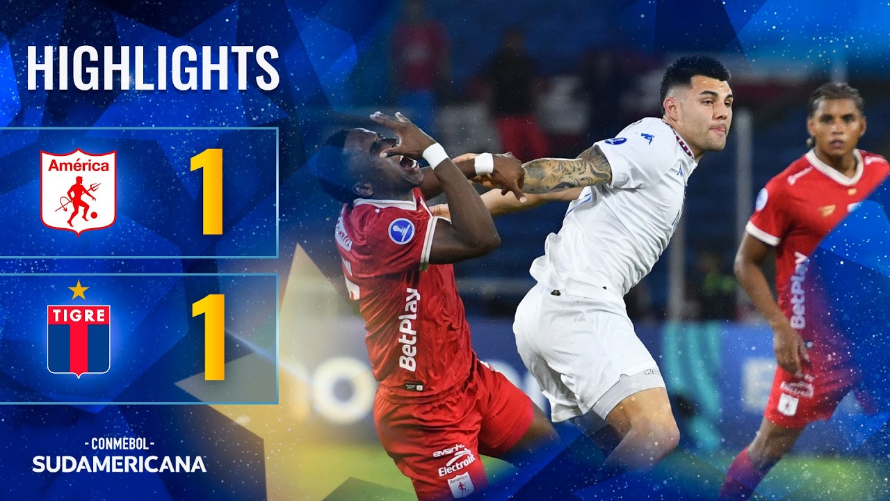 Copa Sudamericana America de Cali 1-1 Club Atletico Tigre Highlights,Hot Video - Goaloo