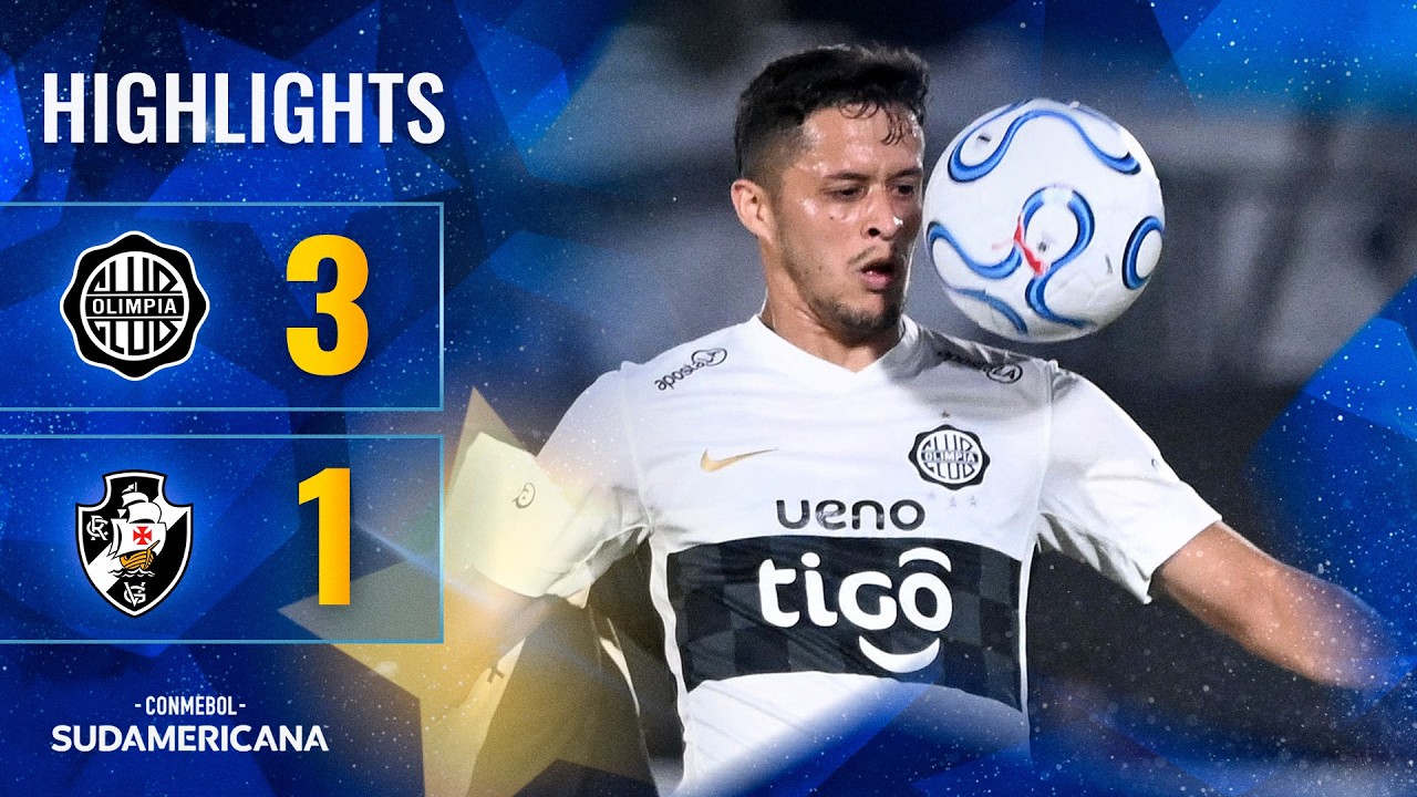 Copa Sudamericana Olimpia Asuncion 3-1 Vasco da Gama Highlights,Hot Video - Goaloo