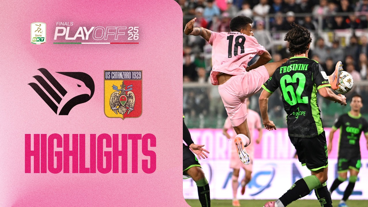 Italy Serie B Palermo 2-0 Catanzaro Highlights,Hot Video - Goaloo