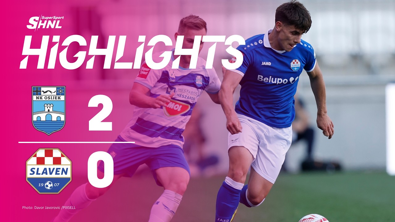 Croatia 1.Division ZNK Osijek 2-0 Slaven Belupo Highlights,Hot Video - Goaloo