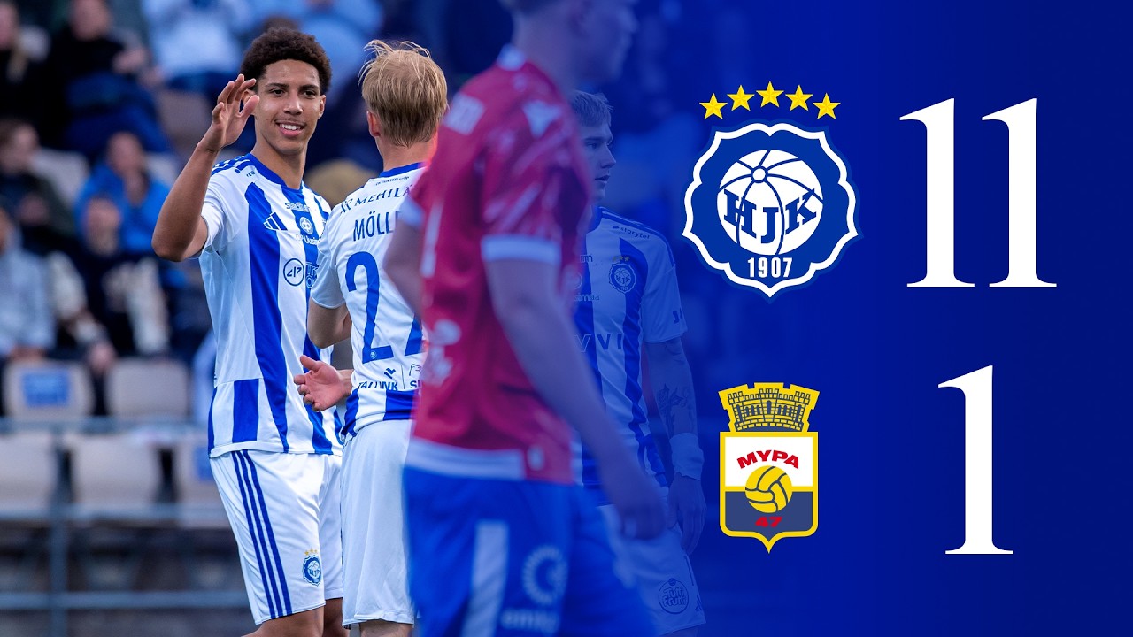 Finland Suomen Cup HJK Helsinki 11-1 Mypa Highlights,Hot Video - Goaloo