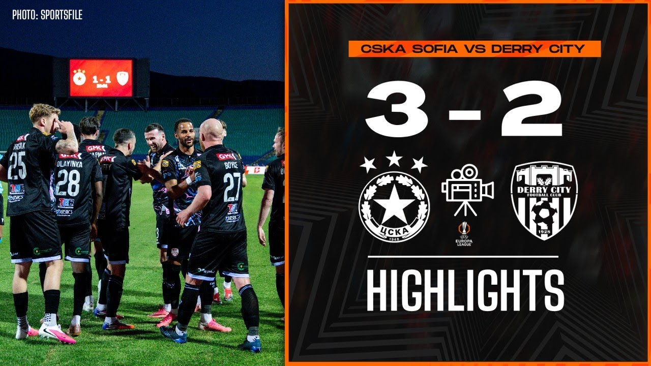 7.10-CSKA 소피아 3-2 데리 시티丨경기 하이라이트 -유로파리그