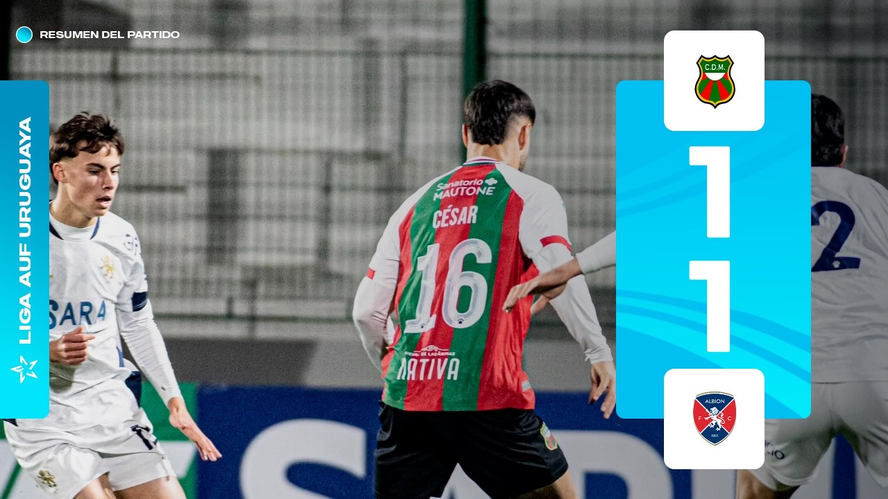 Liga AUF Uruguaya Deportivo Maldonado 1-1 Albion FC Highlights,Hot Video - Goaloo