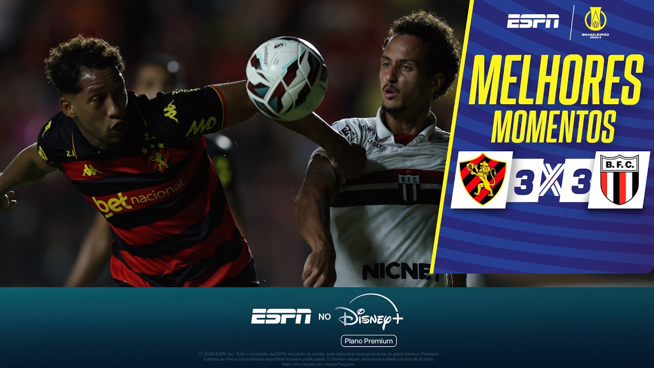Brazil Serie B Sport Club do Recife 3-3 Botafogo SP Highlights,Hot Video - Goaloo