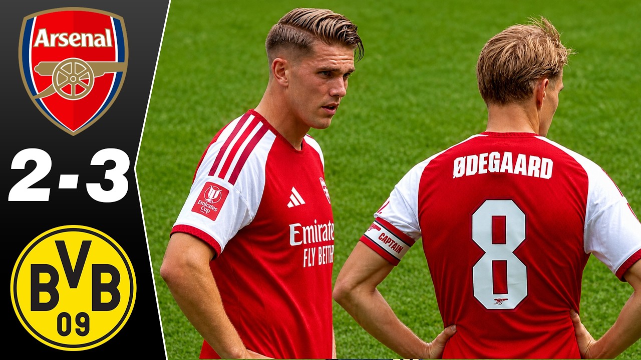 Highlights:Emirates Cup Arsenal 2-3 Borussia Dortmund - Nowgoal