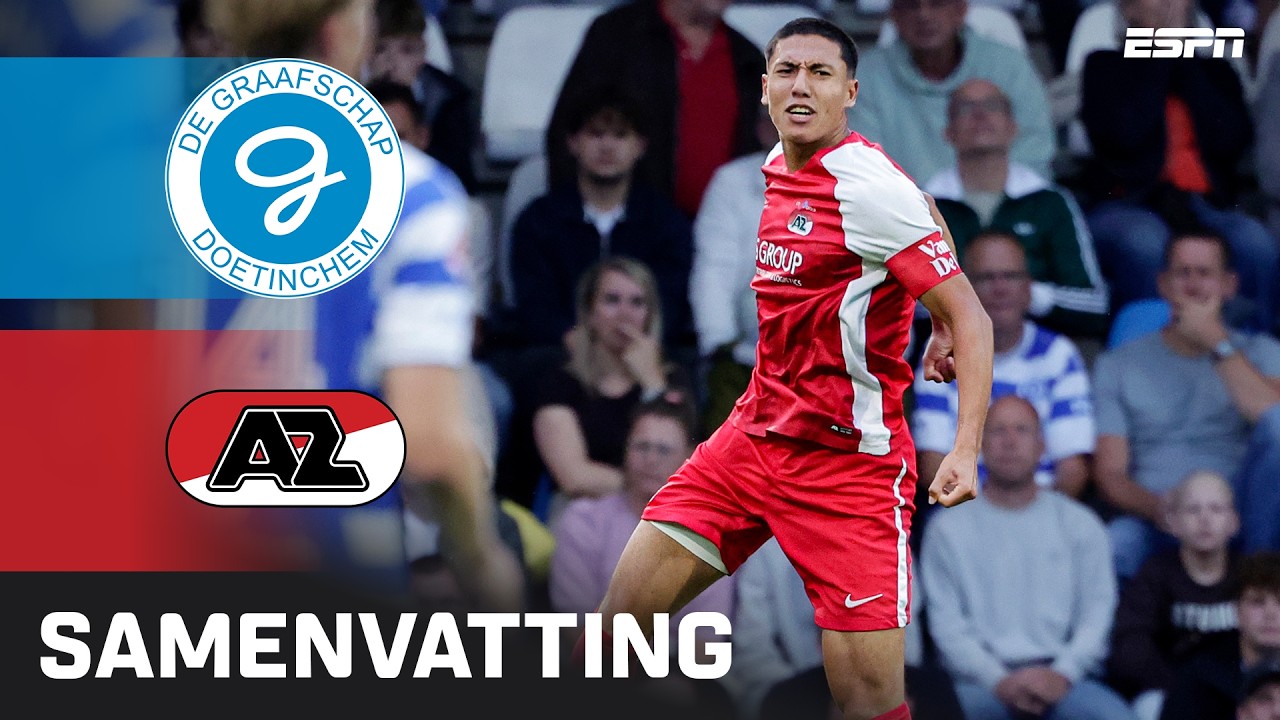 Holland Eerste Divisie De Graafschap 2-5 AZ Alkmaar (Youth) Highlights,Hot Video - Goaloo