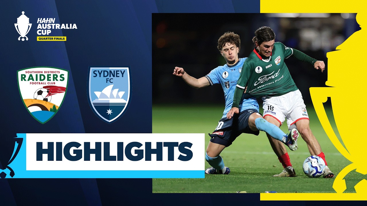 Australia Cup Sydney FC 1-0 SD Raiders FC Highlights,Hot Video - Goaloo
