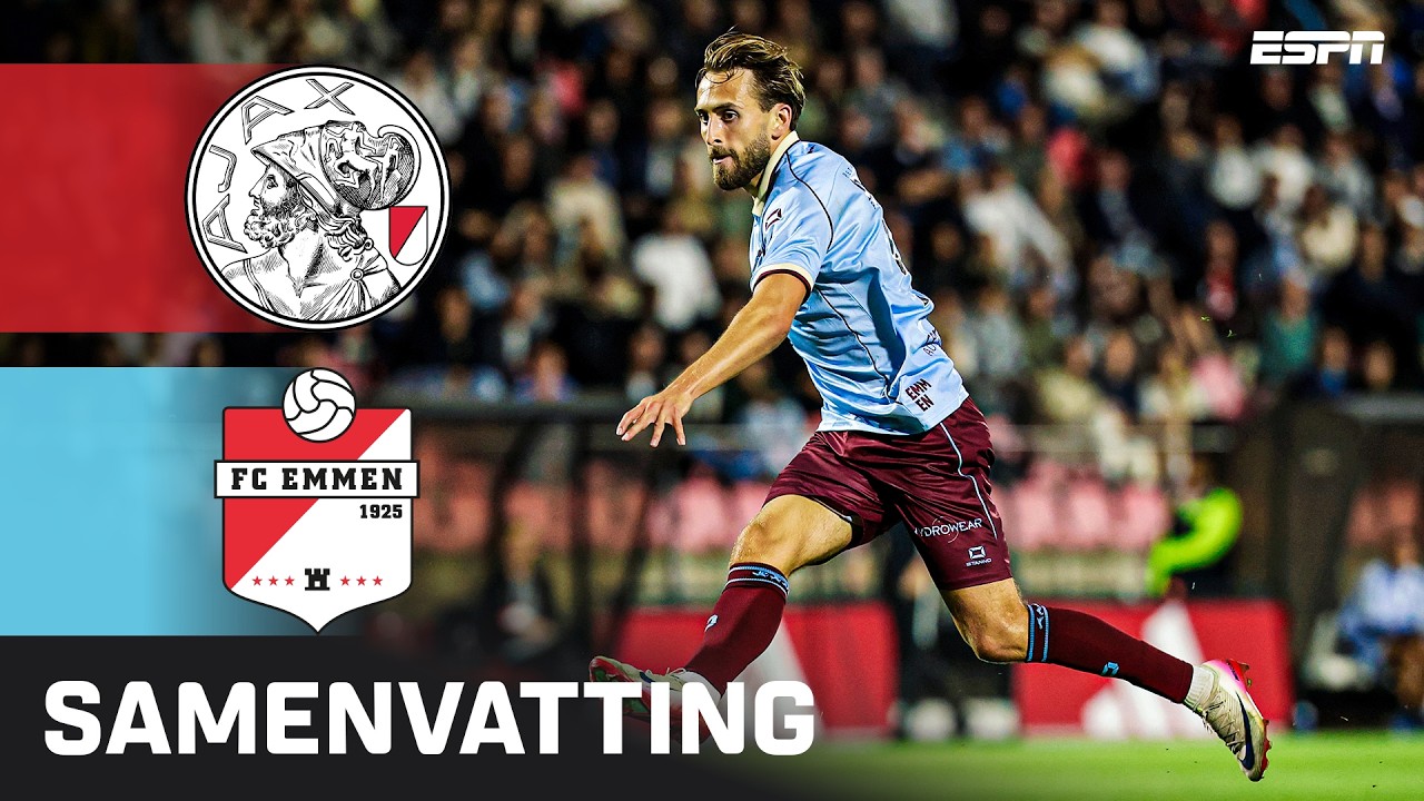 Holland Eerste Divisie Jong Ajax (Youth) 4-6 Emmen Highlights,Hot Video - Goaloo