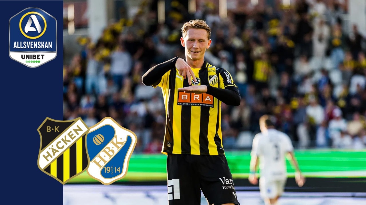 Swedish Allsvenskan Hacken 1-0 Halmstads Highlights,Hot Video - Goaloo