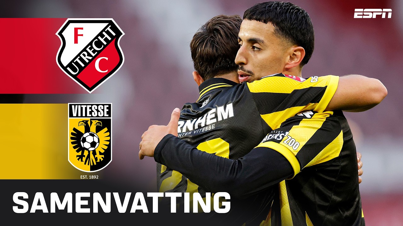 Holland Eerste Divisie FC Utrecht (Youth) 1-3 Vitesse Arnhem Highlights,Hot Video - Goaloo