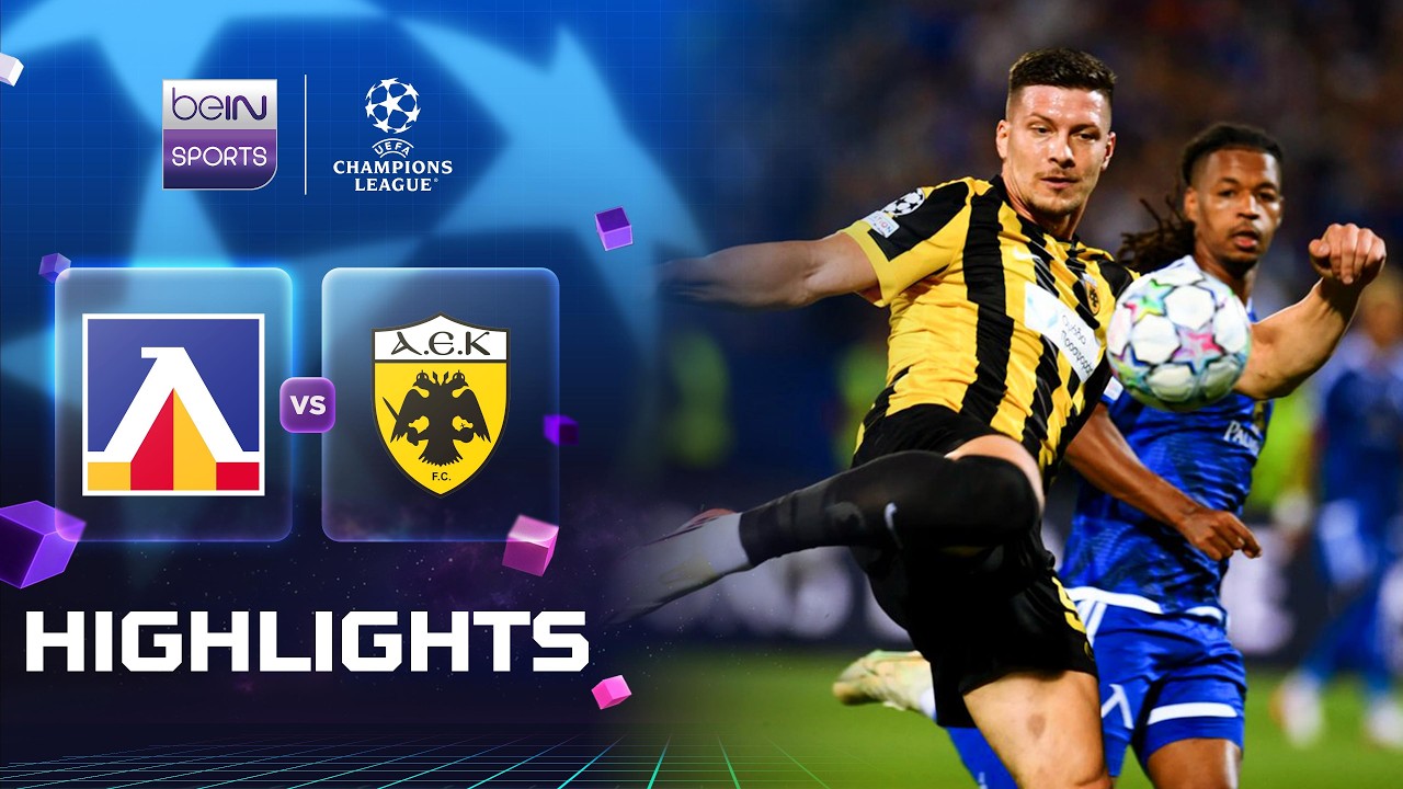 UEFA Champions League Levski Sofia 0-0 AEK Athens Highlights,Hot Video - Goaloo