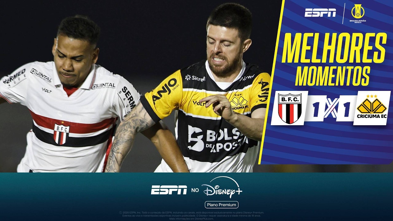 Brazil Serie B Botafogo SP 1-1 Criciuma Highlights,Hot Video - Goaloo
