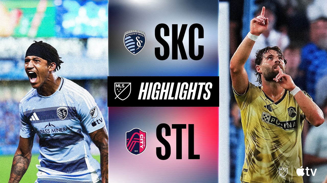 USA Major League Soccer Sporting Kansas City 1-1 St. Louis City Highlights,Hot Video - Goaloo
