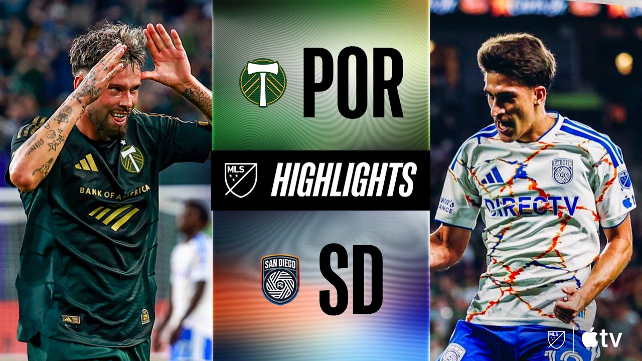 USA Major League Soccer Portland Timbers 3-1 San Diego FC Highlights,Hot Video - Goaloo
