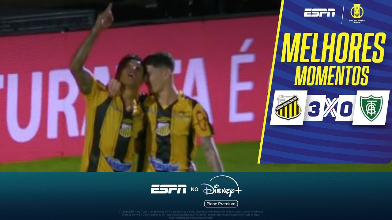 Brazil Serie B Gremio Novorizontino 3-0 America MG Highlights,Hot Video - Goaloo