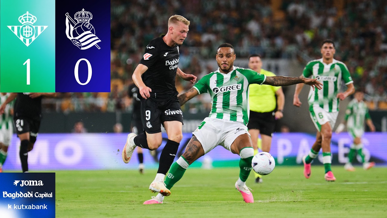 Spanish La Liga Real Betis 1-0 Real Sociedad Highlights,Hot Video - Goaloo