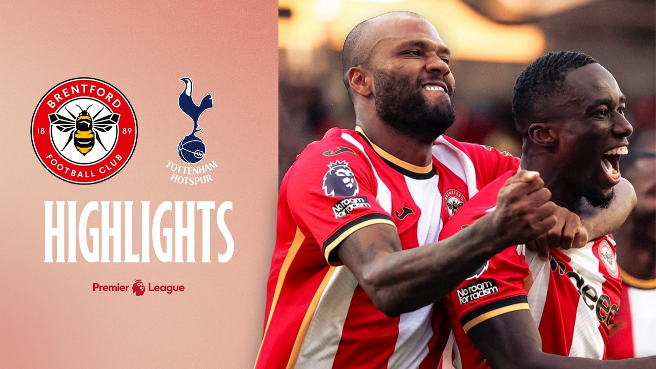 English Premier League Brentford 3-0 Tottenham Hotspur Highlights,Hot Video - Goaloo