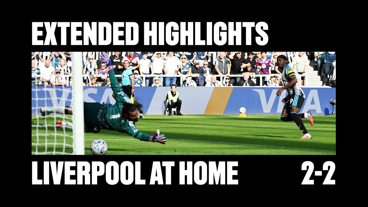 English Premier League Newcastle United 2-2 Liverpool Highlights,Hot Video - Goaloo