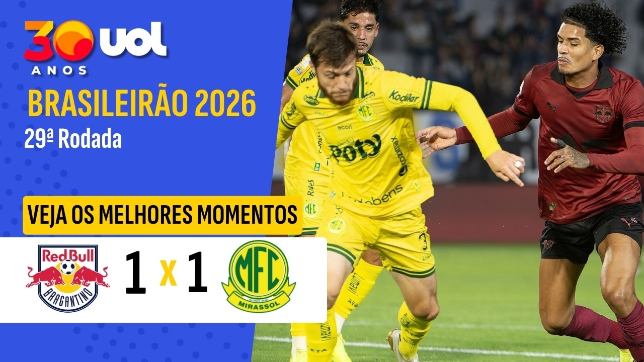 Brazil Serie A Bragantino 1-1 Mirassol Highlights,Hot Video - Goaloo
