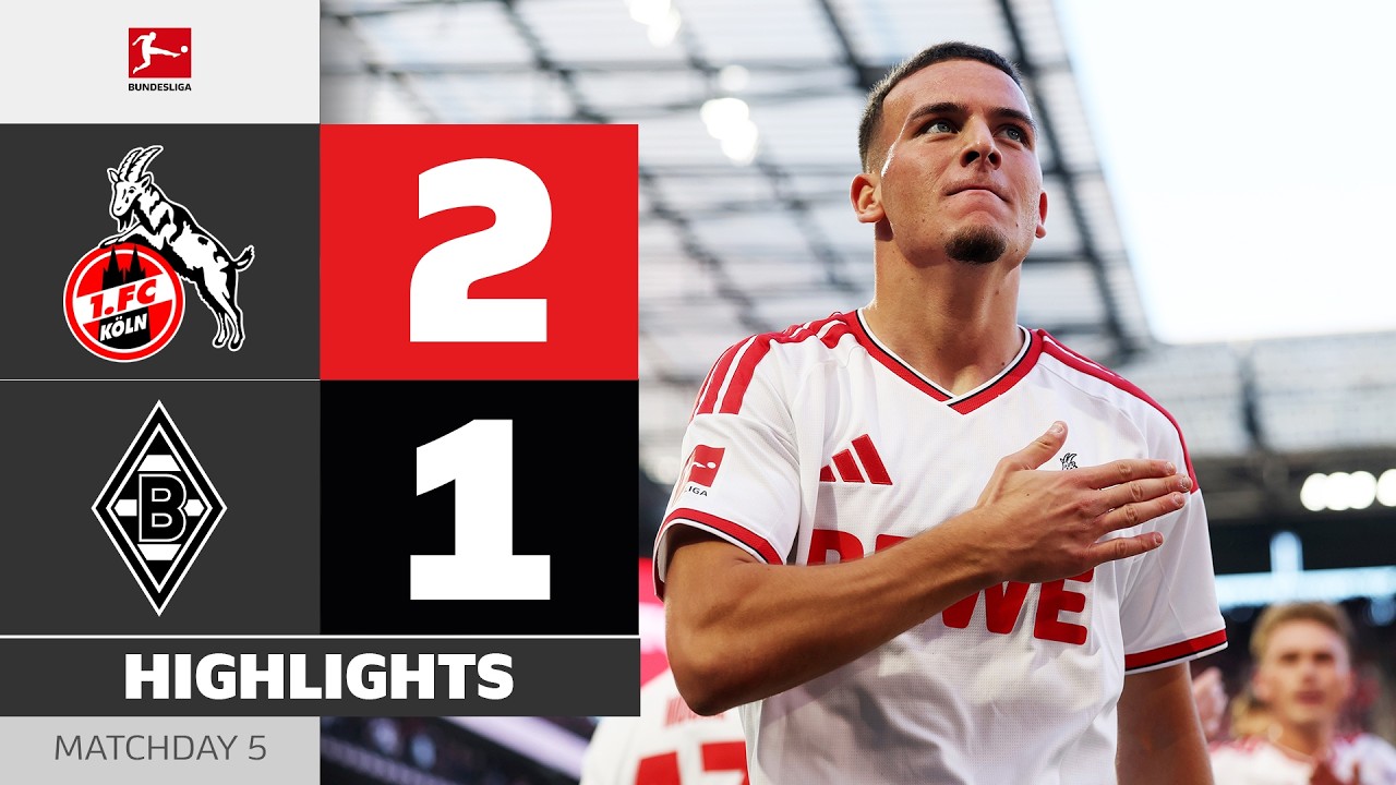 Highlights:German Bundesliga FC Koln 2-1 Borussia Monchengladbach - Nowgoal