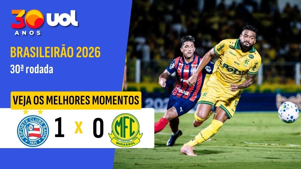 Brazil Serie A Bahia 1-0 Mirassol Highlights,Hot Video - Goaloo