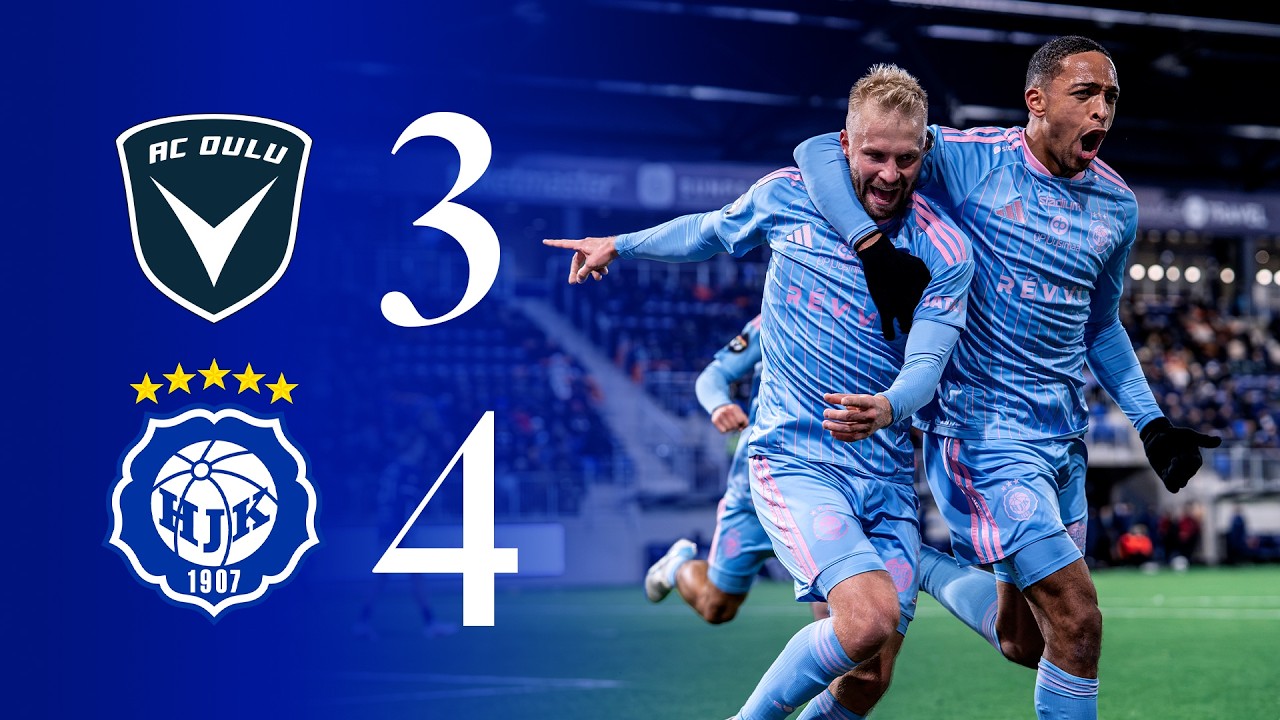 Highlights:Finland Veikkausliga AC Oulu 3-4 HJK Helsinki - Nowgoal