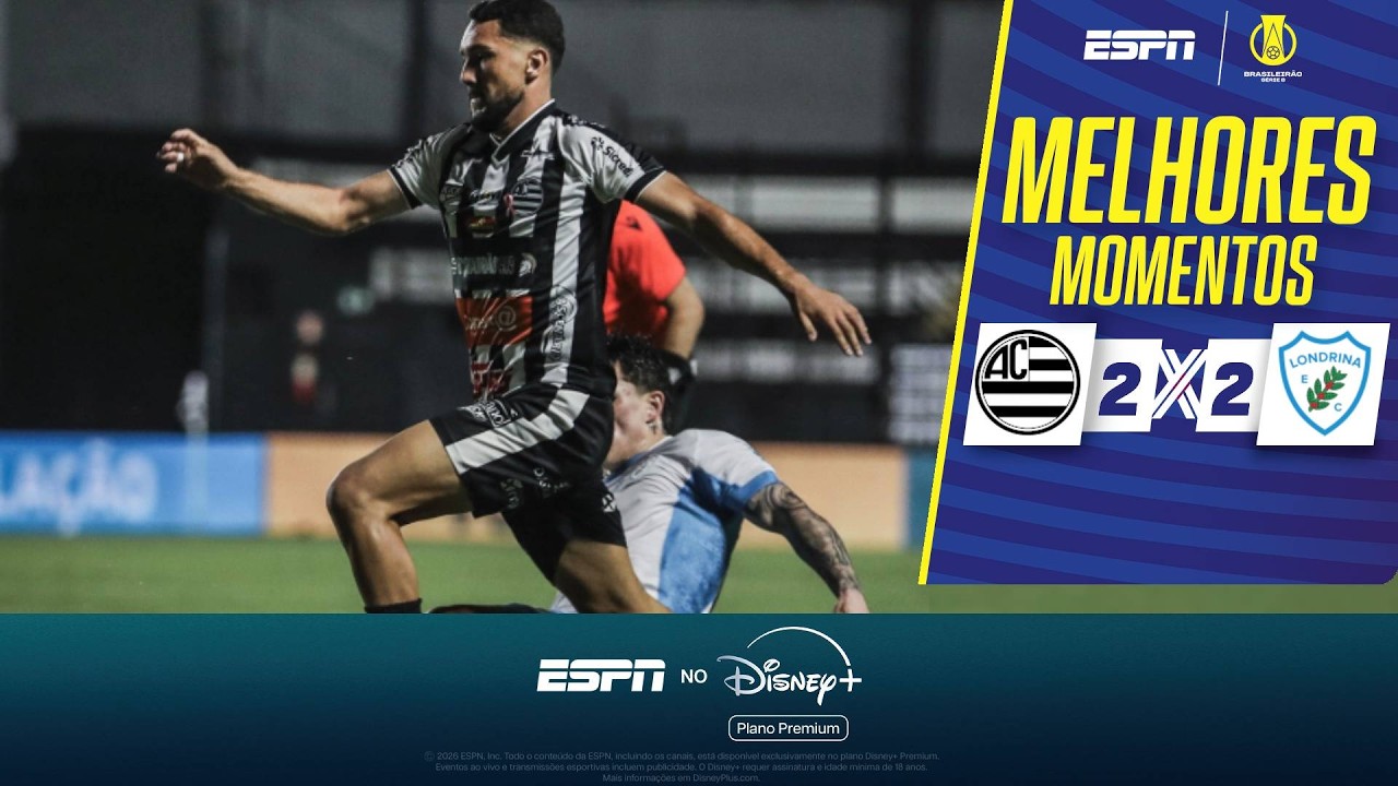 Highlights:Brazil Serie B Athletic Club MG 2-2 Londrina PR - Nowgoal